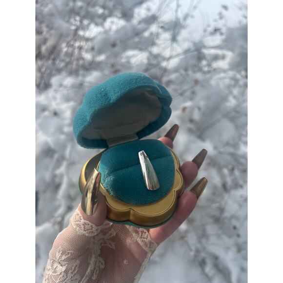 Sterling Silver Nails Diamond inlay, Nail Art, Accessories, Press-On, Accessorie - Picture 5 of 7